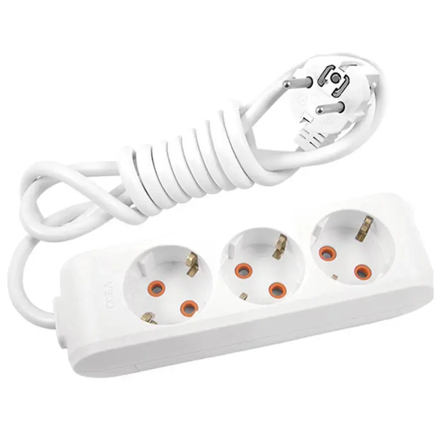 Viko 3lü Topraklı Grup Priz-3M