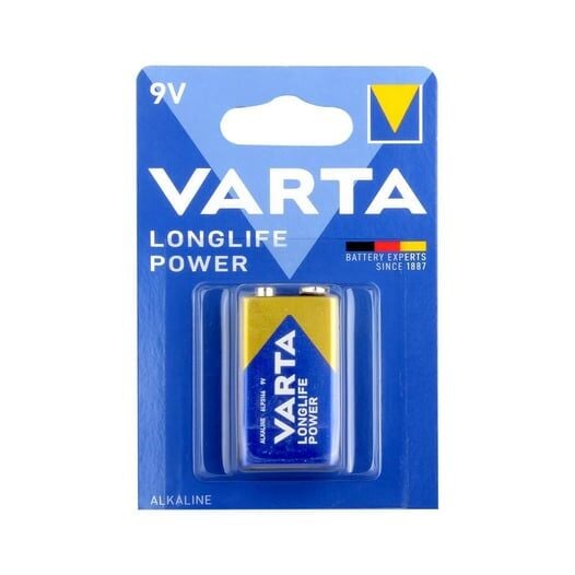 Varta 4922 Longlife Power 9V Pil 1li
