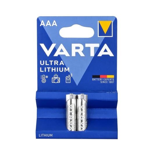 Varta 6103 Ultra Lithium AAA İnce Kalem Pil 2li