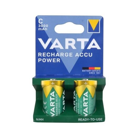 Varta 56714101412 Accu Ready2Use Orta Pil - C 3000 mAh 2li