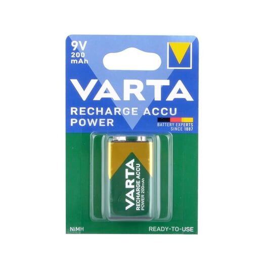 Varta 56722101401 9V Pil - E 200 mAh 1li