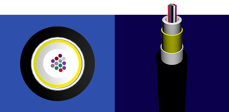 INDOOR FİBER OPTİK - TEK TÜPLÜ TEK KILIFLI ÇELİK BANT ZIRHLI