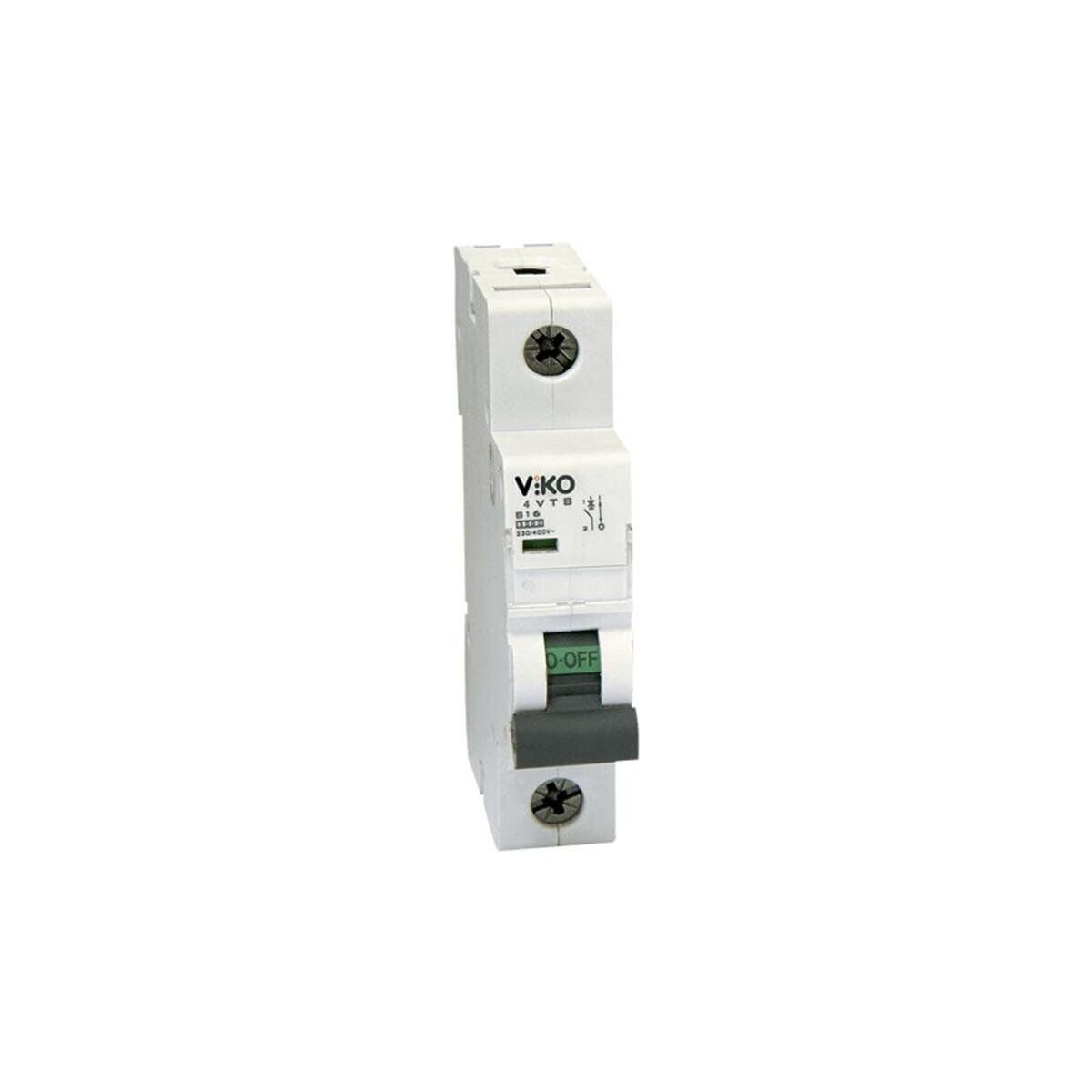 Viko 4VTB-1C02 Otomatik Sigorta C Tipi 1 Fazlı 2 Amper 4,5kA