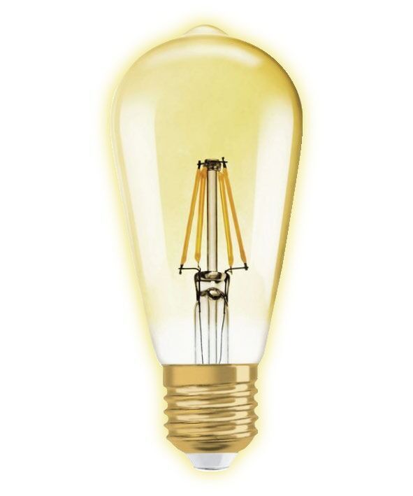 Ledolet 6W ST64 Flament Gold LED Ampul E27 – 2700K