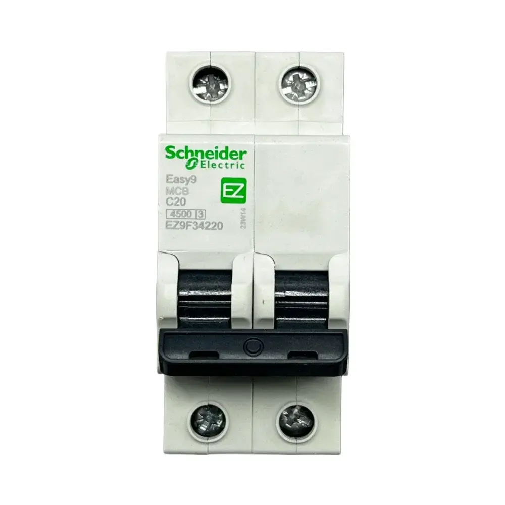 Schnider C Tipi 2X20A 4,5kA Otomatik Sigorta EZ9F34220