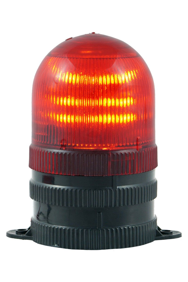 Mesan MS 357.1.12-60VAC/DC Kırmızı Smd Ledli Buzzerlı İkaz Lambası