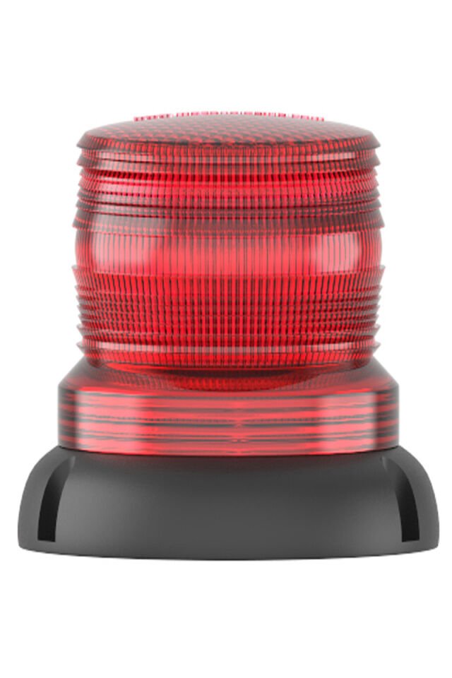 Mesan MS 742.1.85-260VAC Kırmızı Smd Multi Ledli Tek Ses Sirenli İkaz Lambası